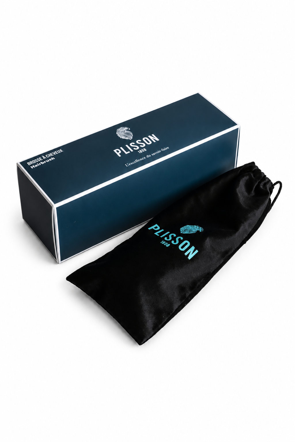 PLISSON LARGE HAIRBRUSH W/ PURE BOAR & NYLON SPIKES