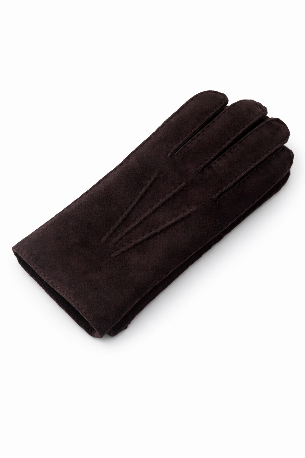 REVERSED SHEEPSKIN GLOVES CACAO