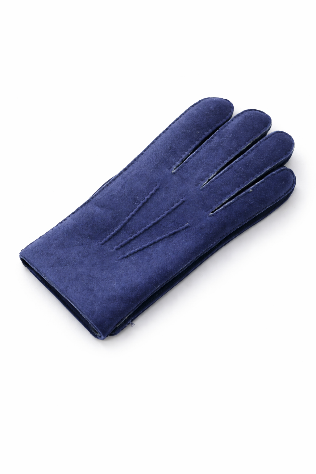 REVERSED SHEEPSKIN GLOVES DENIM