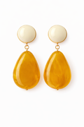 PALOMA EARRINGS IVORY/AMBER