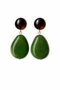 PALOMA EARRINGS MAHOGANY/FOREST
