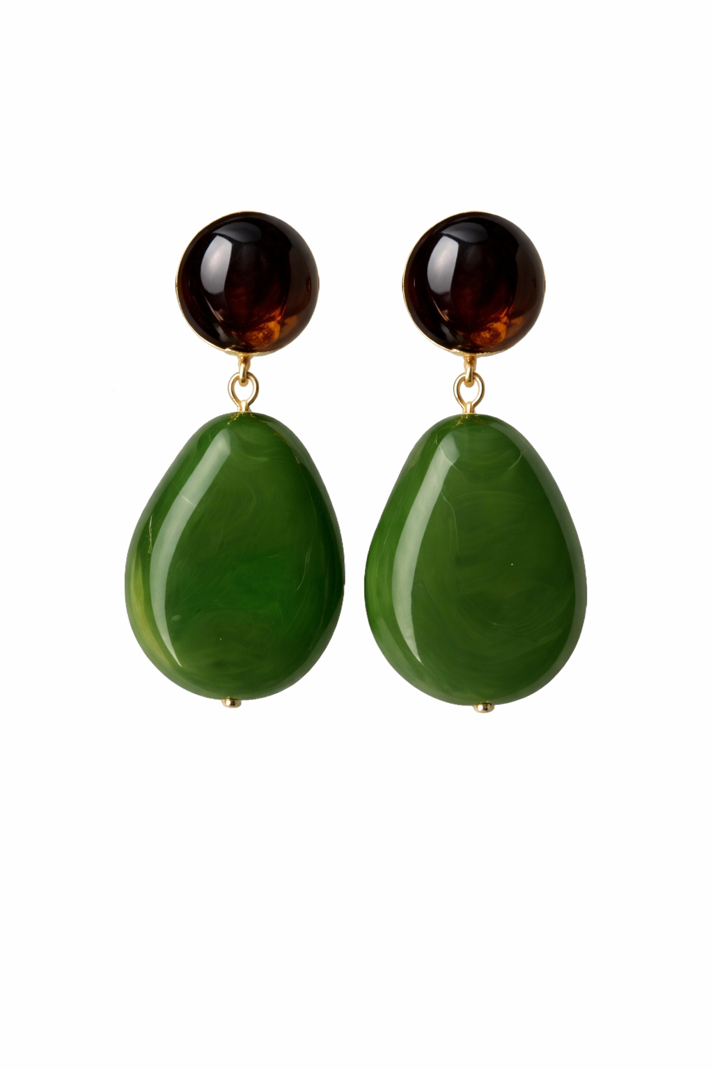 PALOMA EARRINGS MAHOGANY/FOREST
