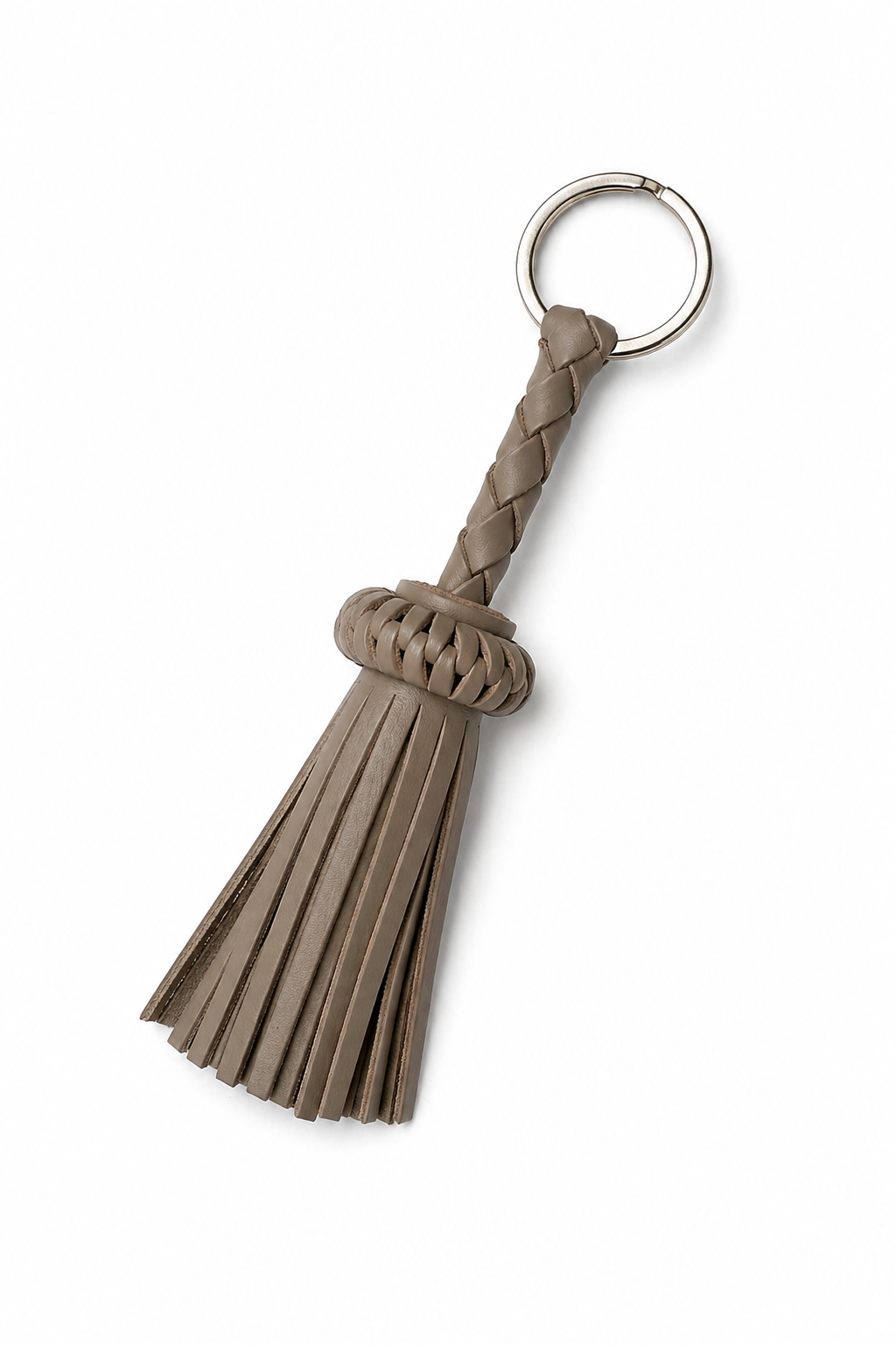 LEATHER TASSEL KEYCHAIN ELEPHANT