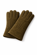 REVERSED SHEEPSKIN GLOVES LODEN