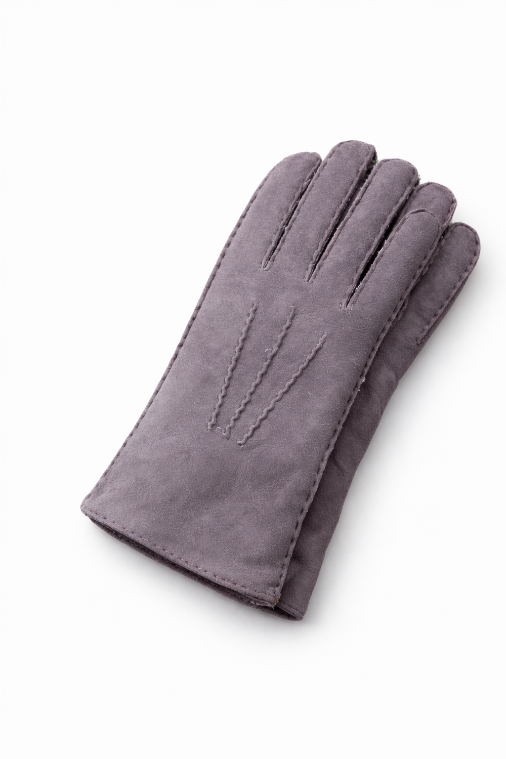 REVERSED SHEEPSKIN GLOVES SMOKE