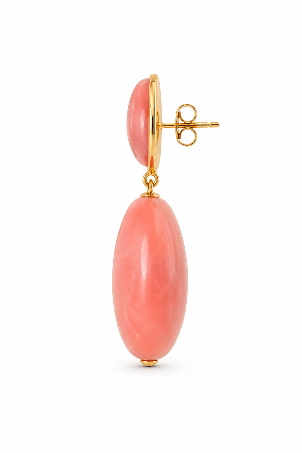 SALMA EARRINGS CORAL/CORAL MARBLE