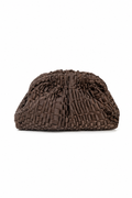 MARIA LA ROSA GAME CLUTCH CHOCOLATE