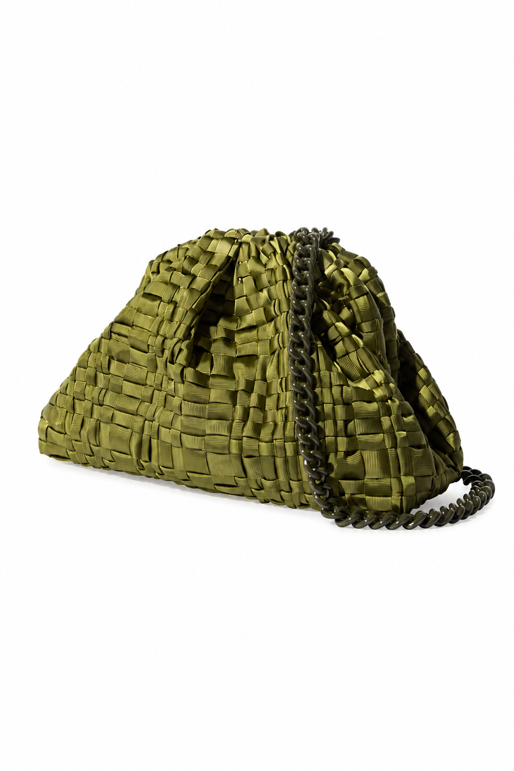 MARIA LA ROSA MINI GAME CLUTCH KHAKI