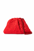 MARIA LA ROSA MINI GAME CLUTCH RED