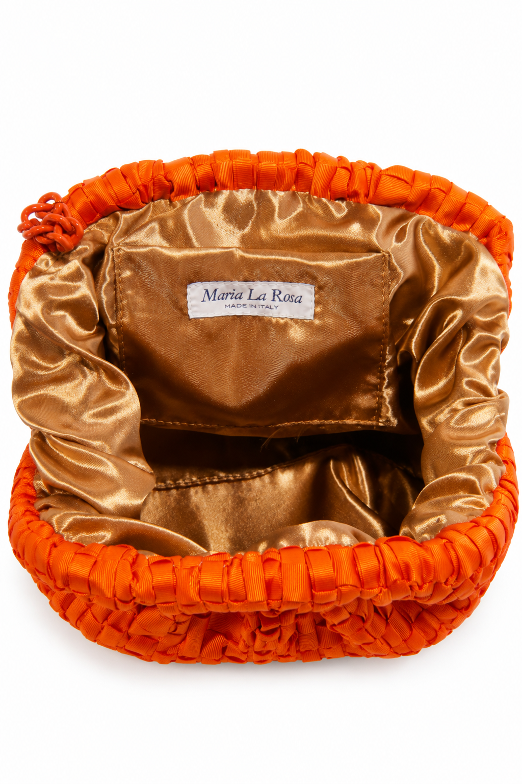 MARIA LA ROSA GAME CLUTCH ORANGE