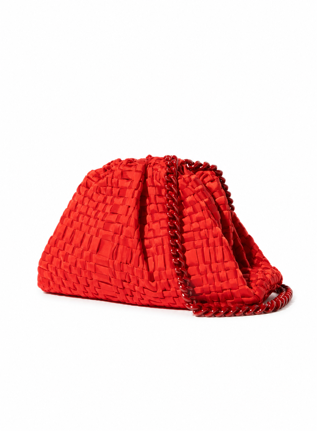 MARIA LA ROSA MINI GAME CLUTCH RED