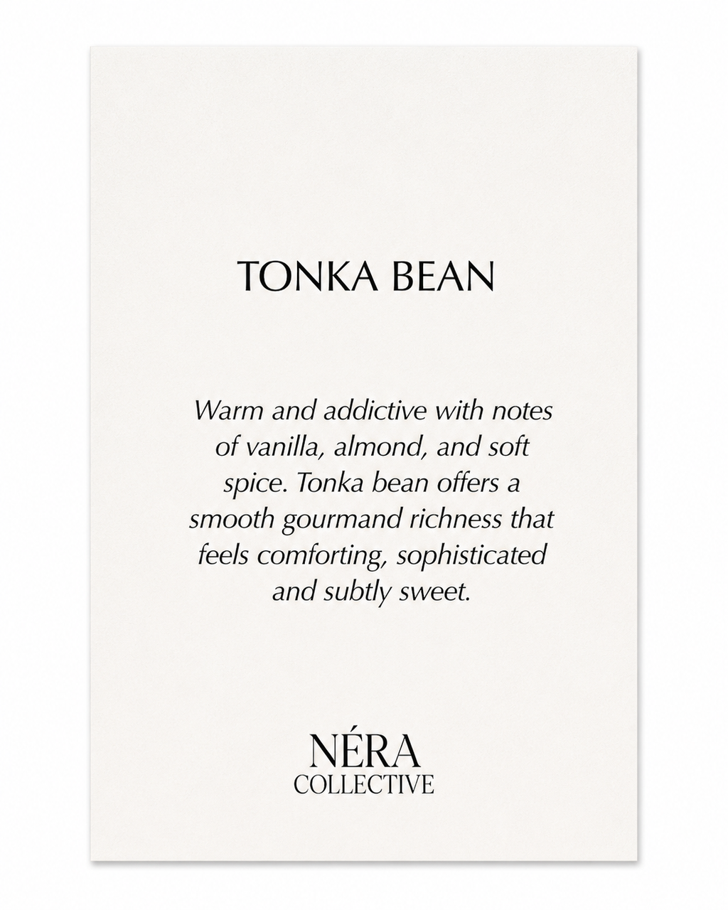 SCENTED POUCH TONKA BEAN