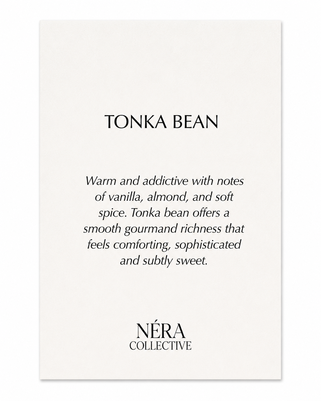 SCENTED POUCH TONKA BEAN