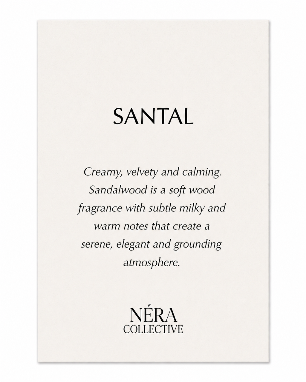 SCENTED POUCH SANTAL