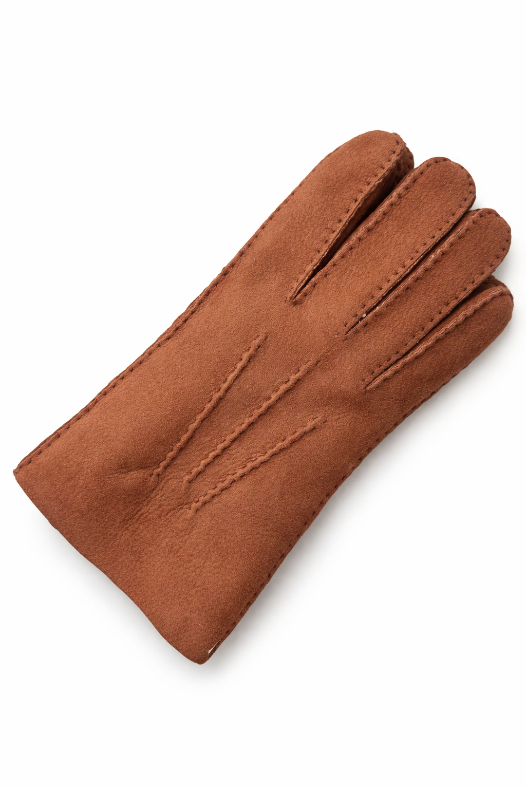 REVERSED SHEEPSKIN GLOVES TAN