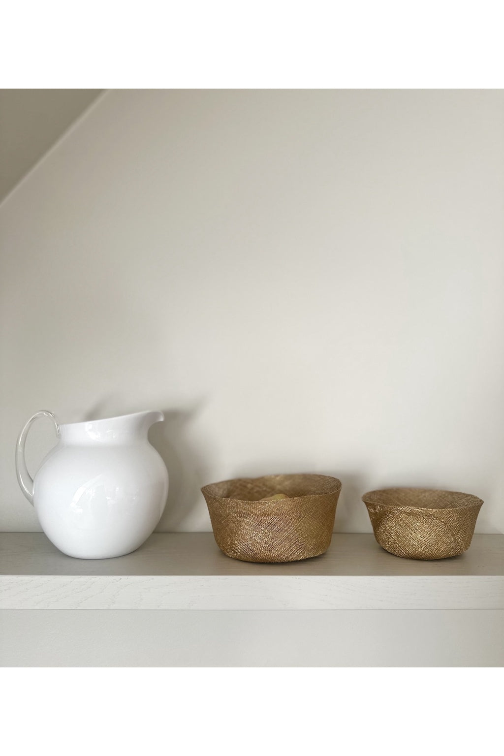 GOLD ABACA BOWL SMALL