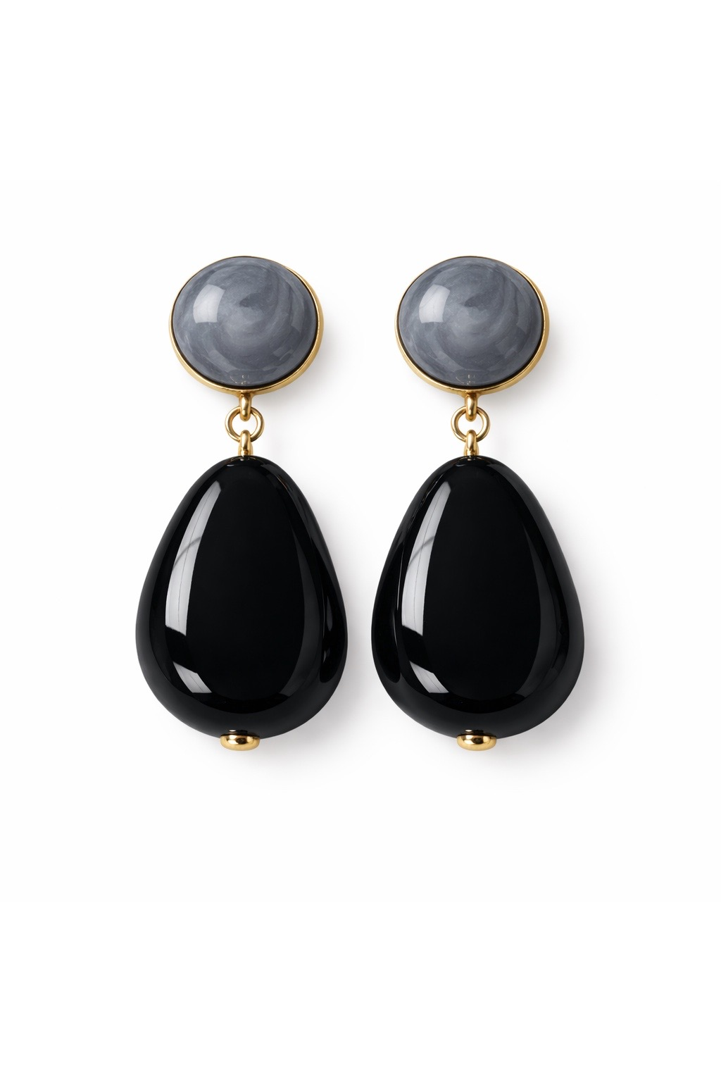 PALOMA EARRINGS GRAPHITE/BLACK