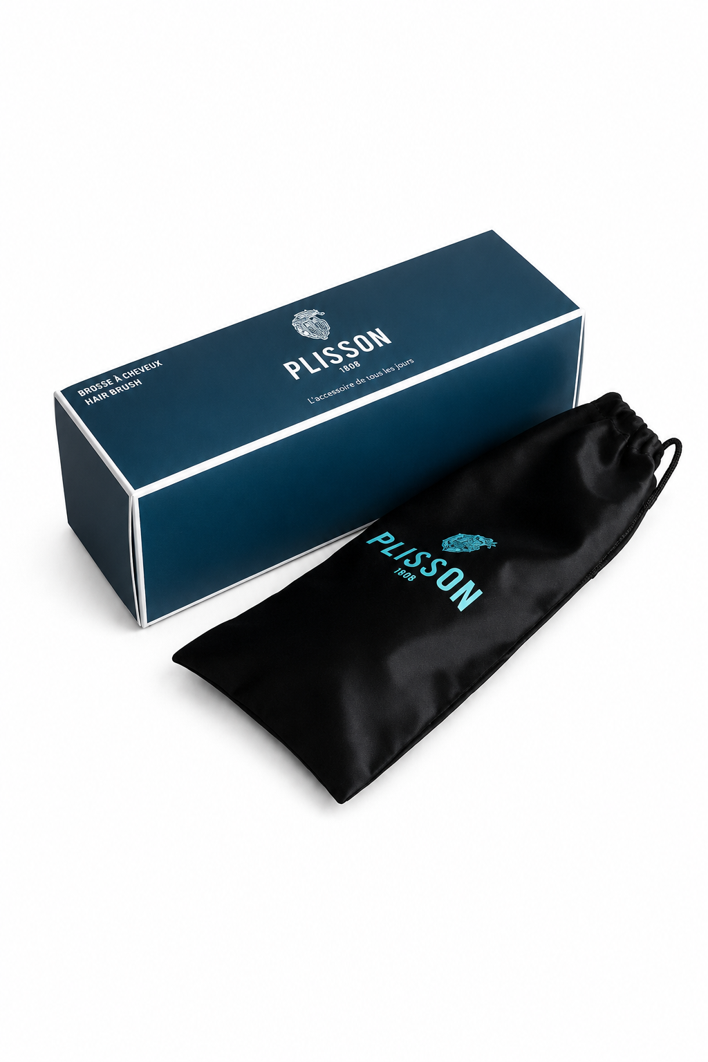PLISSON SMALL HAIRBRUSH W/ PURE BOAR & NYLON SPIKES